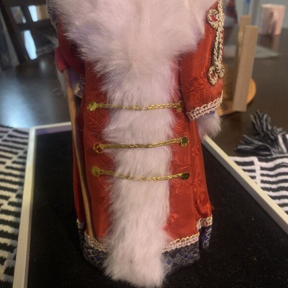 Vintage SANTA Clause Figure  10.5 inch Christmas Decorations - Made in Russia - Picture 3 of 7